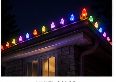 Minleon C9 Multi LED bulb
