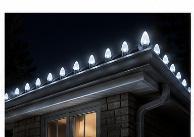 Minleon C9 Cool White LED bulb